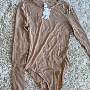 H&M leotard in nude